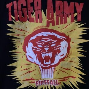 Vintage Tiger Army Tee Shirt Black Size MEDIUM